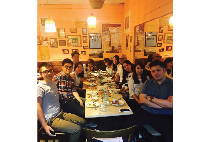 Shopee team dinner in Taiwan